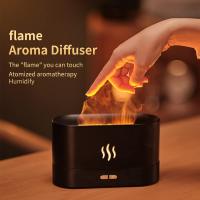 Humidificador difusor de aroma de Aire con Llama de Colores, versión Mejorada, difusor de aceite esencial Silencioso Con 7 Colores de llama para el hogar, La Oficina y el yoga - details 1