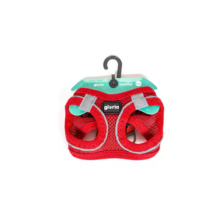 Arnés para Perro Gloria Trek Star 29,4-32,6 cm 41,4-43 cm Rojo S - 1