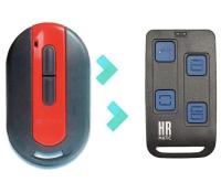 Roper Mando de Garaje Universal HR MULTI 3 compatible Roper GO MINI Y MR MIN Frecuencias 433 Y 858 Mhz Unifique Hasta 4 Mando en 1 - details 0