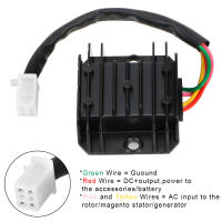 Regularizador De Voltaje Para Motocicleta Estabilizador De Corriente Universal Rectificador De 4 Hilo 4 Pines 12V Para ATV Scooter De 150-250CC - details 3