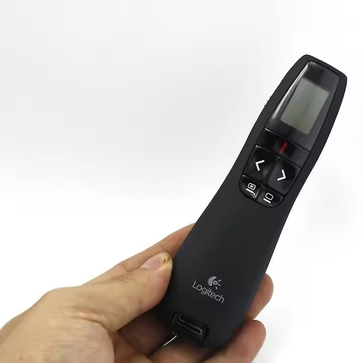 Logitech R700 Wireless Presenter Red Laser Pointer 2.4Ghz USB PPT Remote Control for Powerpoint Pres - 1