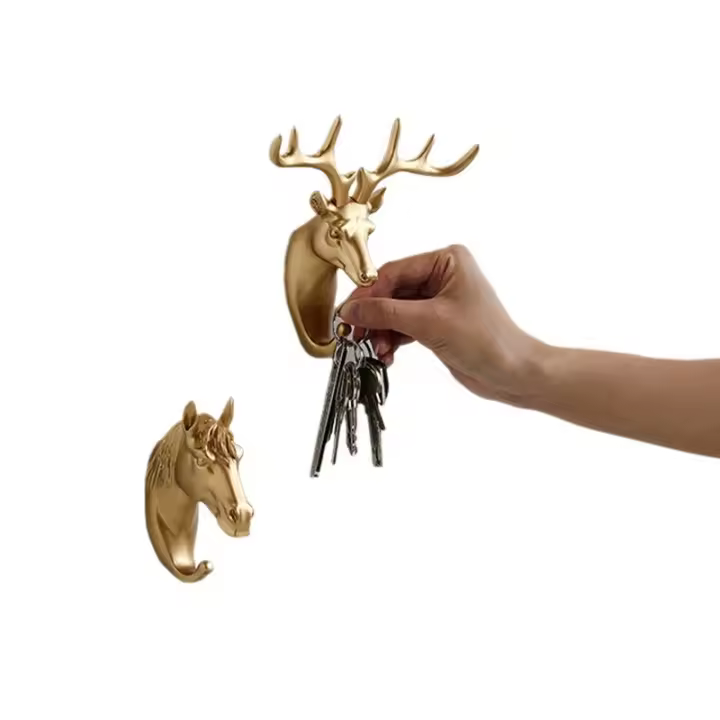 Ganchos creativos para perforar abrigos sin agujeros, ganchos para animales (6 tipos de animales) - 1
