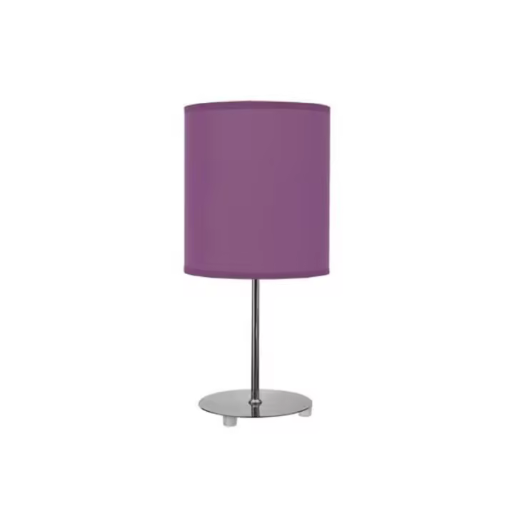 Lámpara de Mesa FABRILAMP Sobremesa Nicole Violeta 1xe14 (36x16) - Elegante Diseño - 1