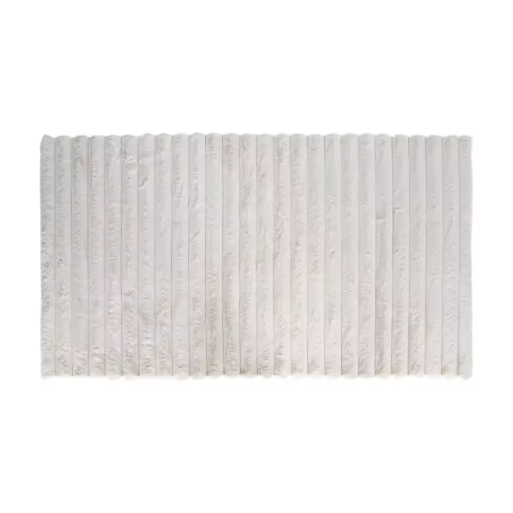 ALFOMBRA POLIESTER 100X175X3 800 GSM BEIGE TX210508 - 1