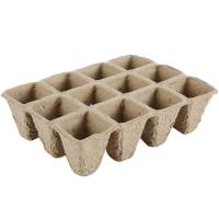 Macetas de turba ecológicas para vivero, bandeja de inicio de semillas para plantas, verduras o hierbas, paquete de 10/20 - details 0