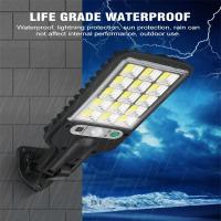 Lámpara Solar Para Calle Exterior Con 3 Modos De Iluminación Sensor De Movimiento Impermeable Para Jardín Patio Camino Jardín - details 2