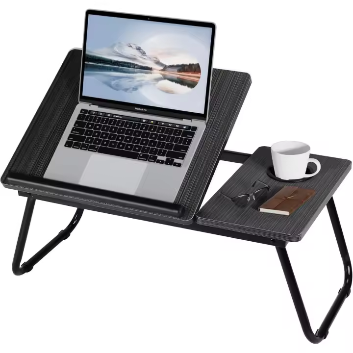 Bandeja de Cama para Desayuno, Mesa portátil Plegable para Ordenador, Mesita Pequeña para Suelo, ver Tablet, Manualidades - EasySpeed - 1