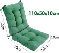 Cojín de Silla REINO MANSIDI 110x50x10cm Verde Loneta - details 2