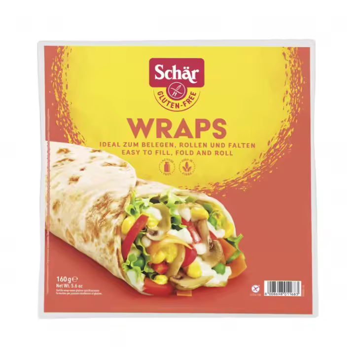 Wraps tortilla mejicana sin gluten Schar 160 gramos - 1