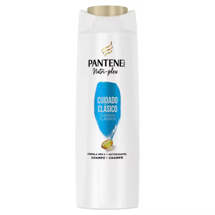 Pantene | Champú Cuidado Clásico Nutri-Plex con fórmula Pro-V + antioxidantes, para cabello normal y mixto, 275ML - 1