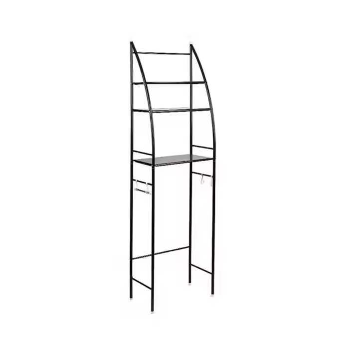 Estantería metal multiuso sobre inodoro u otros, para ahorrar/aprovechar espacio, estantería para organización de hogar - 1