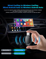 Adaptador Wireless CarPlay TIMEKNOW 2en1 Android Auto Dongle Inteligente 5G WIFI Para iPhone Y Android Compatible Con Volvo Benz Kia VW - details 1