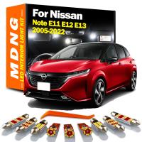 Kit De Luces LED MDNG Para Interior De Nissan Note E11 E12 E13 2005-2023 Luz De Mapa Farol Trasero Canbus 320LM T10 12V 2W - details 0