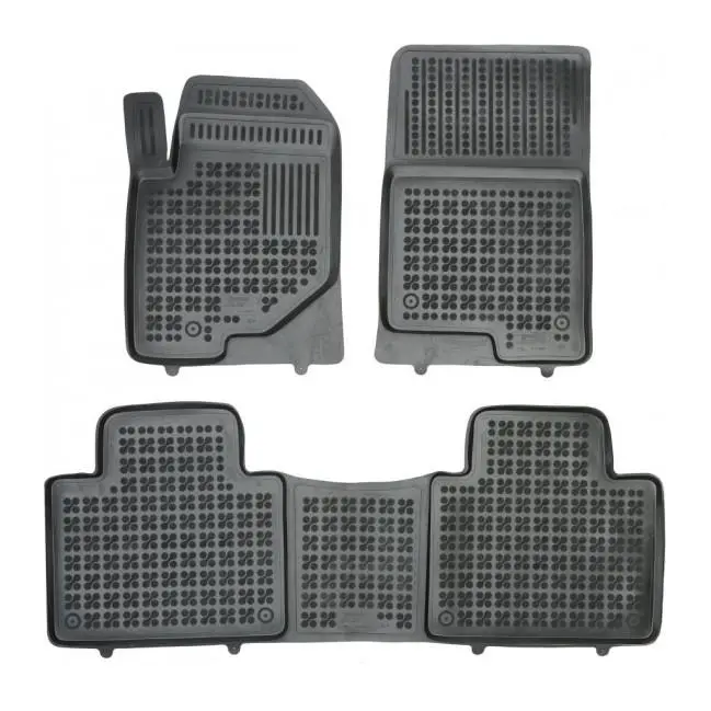 Rezaw Plast Alfombrilla caucho 3D premium  SsangYong MUSSO GRAND II pick-up  2020 -   SsangYong REXTON II (Y400) pre facelifting / facelifting   2017 - 2021, 2021 -  REF: 203004 - 1