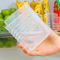2pcs Caja De Almacenamiento De Alimentos Para Nevera Organizador De Cocina Fruta Verdura Especias Contenedor De Alimentos Para Puerta Lateral De La Nevera - details 4
