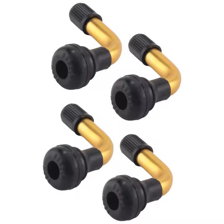 Válvulas de neumáticos para patinete eléctrico Xiaomi M365, vástago de ángulo recto, goma a presión, latón de 90 grados, 4 unidades - 1