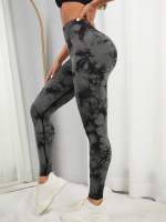 Treguas De Yoga Para Mujer Con Cintura Alta Y Sin Costuras Leggings De Gimnasio Fitness Y Ejercicio Talla Verdadera Treguas De Dibujos Atrilados - details 12