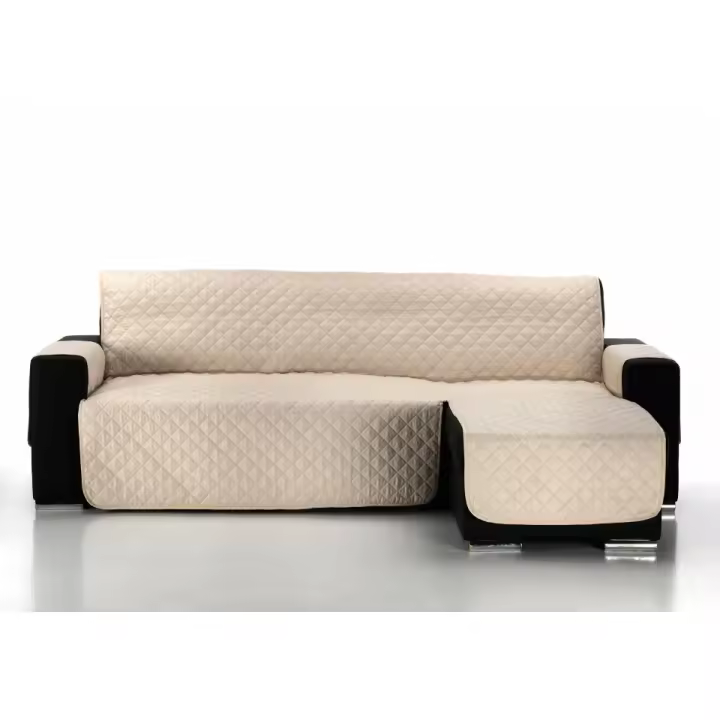 NEW & Almeritex 2000 Cubre Sofa Chaise Longue Reversible - Protector Sofá-Acolchado Sofá-Fácil de Limpiar y Transpirable - 1