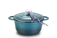 MAXWORK-- Cocotte Ovalada, Variaciones Color-Tamaño, Cacerola, Hierro Fundido, Esmaltado Interior, Estofar, Guisar, Cocina, Apta Inducción - details 0