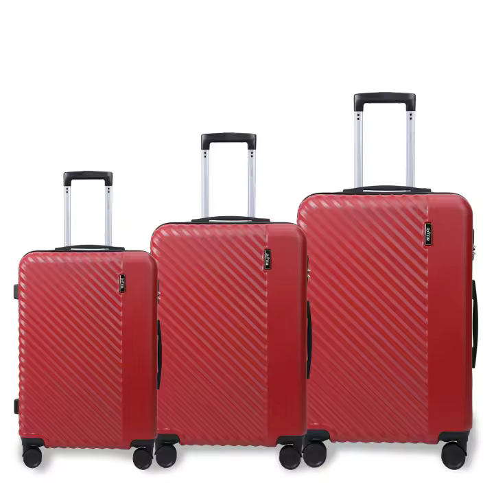 S7 STAR Juego 3pcs Maleta de Viaje, Euqipaje de Mano Elegante con Mango Ajustable, Cabina Rígida Resistente 20in 24in 28in, Set 3piezas Maletas con 4 Ruedas Giratorias 360°, Equipaje Puro Color de Moda para Viajar Negocios - 1
