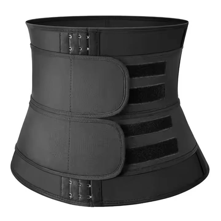 Cinturón Deportivo moldeador de cuerpo pospartido con Doble cinturón de cintura y abdomen - 1