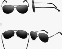 Gafas de Sol Polarizadas Piloto Unisex Protección UV400 V101  Negro - details 0