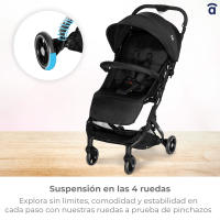 Asalvo Travel System Tumbuctu – Carrito de Bebé Multifuncional con Silla de Auto Grupo 0+, Reclinable, Ultraligero y Plegado Compacto - details 2