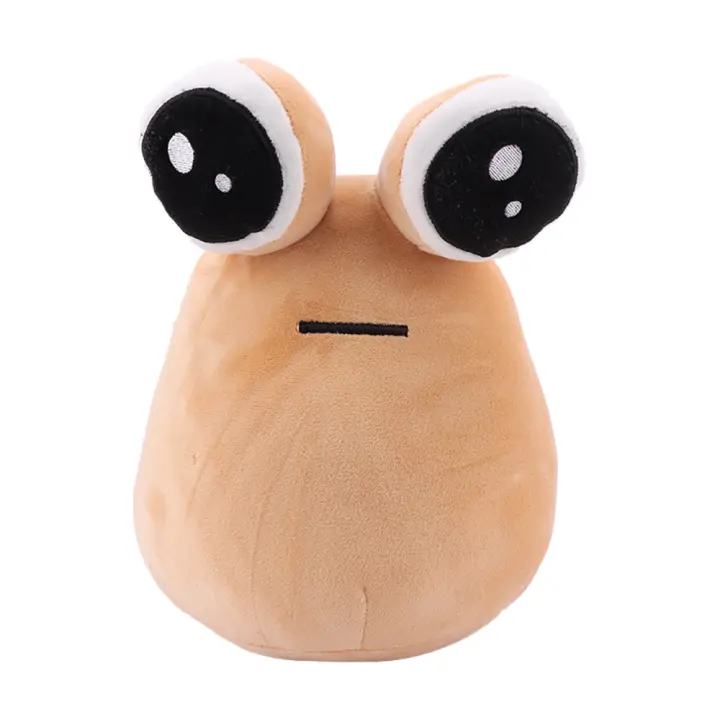 Muñeco De Peluche Grande 25cm Mr Y Mrs Pou Ojos Grandes Juguete De Peluche Para Niños Regalo De Cumpleaños Animal De Peluche De La Película - 1