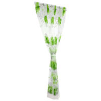 1pc Cortinas De Tulle Floral Para Sala De Estar Blancas Cortinas Transparentes Para Dormitorio Puerta Cortinas Cortas Para Ventana De Cocina Decoración De Puerta - details 3