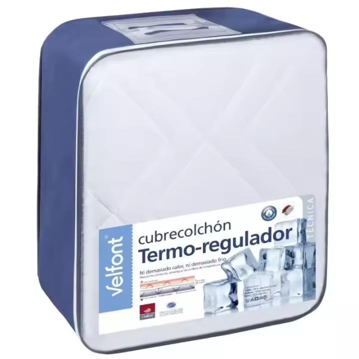 Cubrecolchón Termo-regulador Velfont para un descanso óptimo y confortable - 1