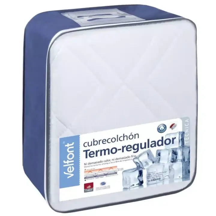 Cubrecolchón Termo-regulador Velfont para un descanso óptimo y confortable - 1