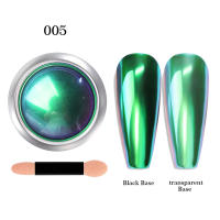 Polvo De Efecto Espejo Plateado Y Plateado Con Brillo De 12 Colores Para Uñas Pigmento De Aurora Metálico Decoración De Uñas - details 8