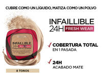 L'Oréal París | Infalible 24H Polvos compactos mate de larga duración - details 2