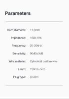 Auriculares Inalámbricos EARDECO Con Bass Fuerte Micrófono Y Cable 3.5mm Estéreo Intraauricular Para Móvil Auriculares HiFi - details 14