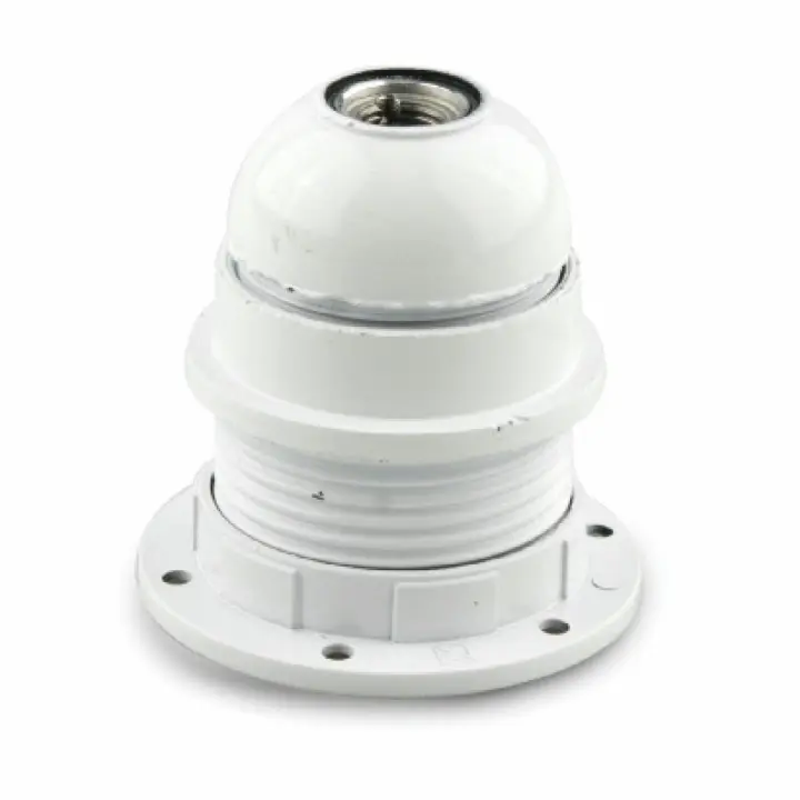 PORTA-LÂMPADAS ONLEX 4A E27 ROSCA BRANCO BLÍSTER - 1
