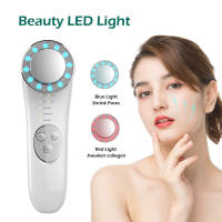 BIT Masajeador Facial 7 en 1 de Alta Frecuencia - Promueve Absorción Crema - Onda de Luz LED Azul/Roja - Levanta y Reafirma Arrugas - Herramientas Cuidado Piel - details 2