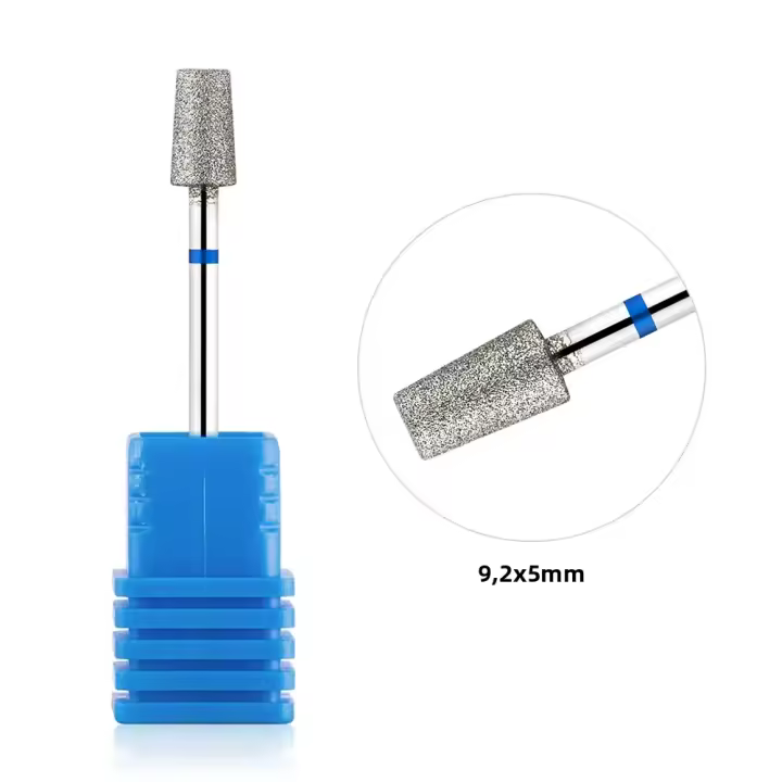 Broca De Uñas TP Para Pulir Uñas Naturales Y Arte De Cutícula Herramienta Eléctrica De Preparación De Uñas Acero Inoxidable 5x9.2mm - 1
