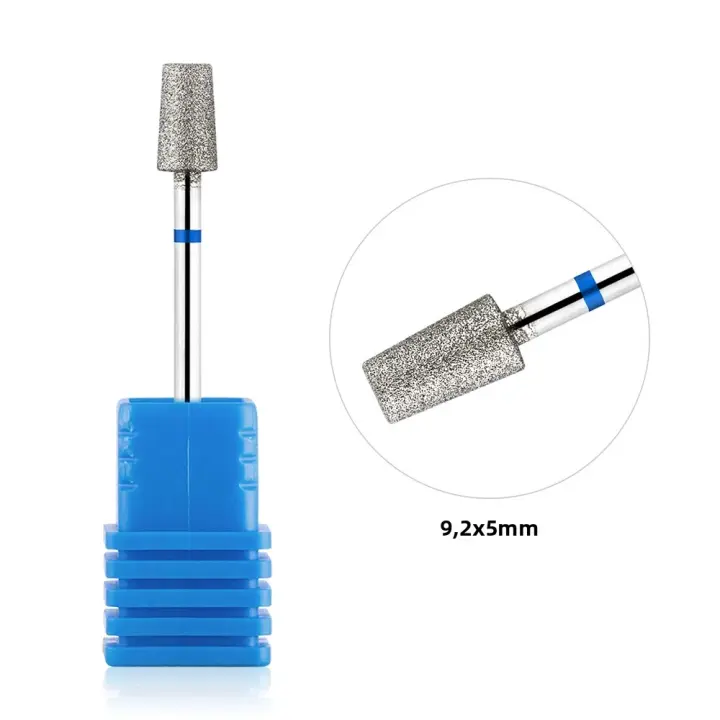 Broca De Uñas TP Para Pulir Uñas Naturales Y Arte De Cutícula Herramienta Eléctrica De Preparación De Uñas Acero Inoxidable 5x9.2mm - 1