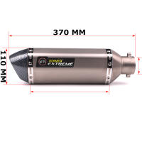 Escape Slip on Para Honda NC700 NC750 NC750X 2012-2017 Muffler De Acero Inoxidable Universal Para Motocicleta Pie De Escape - details 1