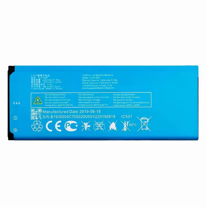 Para Alcatel 1 3,85 V 2000mAh Li-Ion batería parte (código: tli019d7) (sin logo) - 1