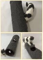 Túnel Para Gatos Juguete Colapsable De Juego Al Aire Libre Y Interior Para Perros Y Gatos Entrenamiento De Resolución De Problemas Y Escondite - details 10