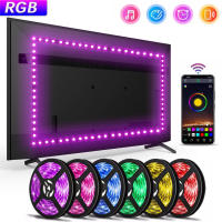 Tiras LED RGB5050 Flexibles 5V USB Control Remoto Bluetooth Para Decoración De Habitaciones Y Luz Trasera Del Televisor - details 0