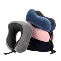 Almohada De Viaje U Forma De Memoria De Algodón Magnética Para Cuello Y Espalda Con Motivos De Coches Y Aviones - details 5