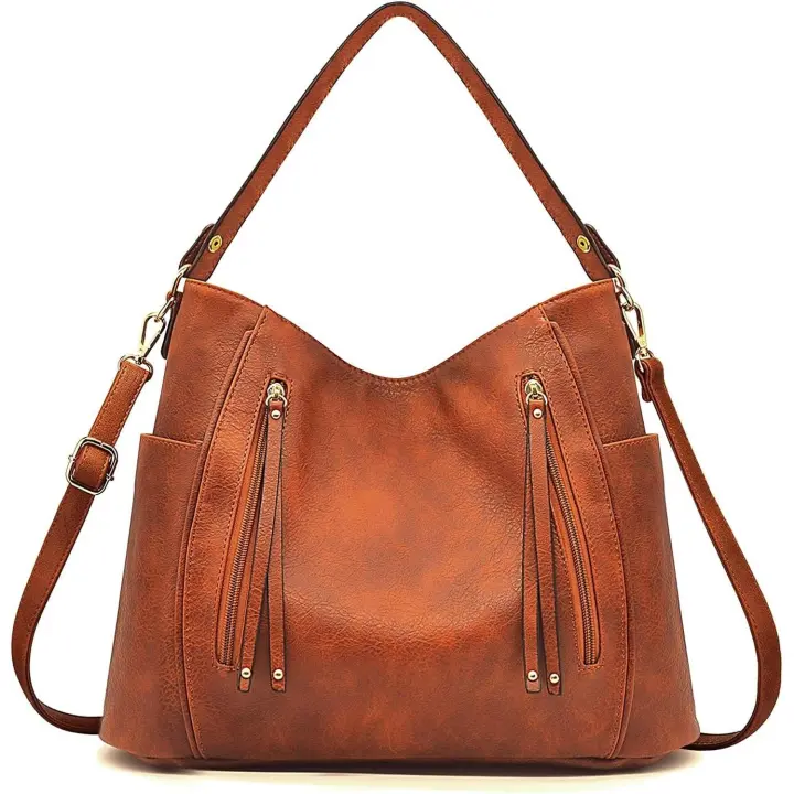 Bolsos de Mano para Mujer, Bandolera Grande de Cuero, Bolso de hombro, Diseño de PU, Bolso de alta gama para Mujer - 1