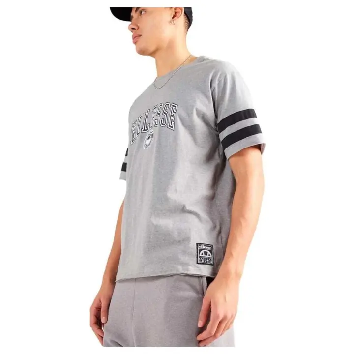 Ellesse - Camiseta Hombre Slateno Gris - Algodón - Manga Corta - 1