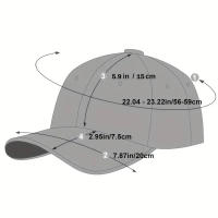 Gorro De Béisbol Impreso Para Hombres Estilo Retro Tejido Con Trenzado En Algodón Adecuado Para Exterior Y Moda Casual - details 6