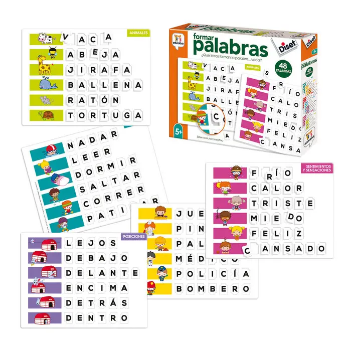 DISET JUEGO EDUCATIVO FORMAR PALABRAS EDUCATIVO - 1