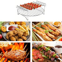Rack De Acero Inoxidable Para Air Fryer Bandeja Y Soporte De Vapor Herramientas De Cocina Accesorios Para Horno BBQ Asador - details 6