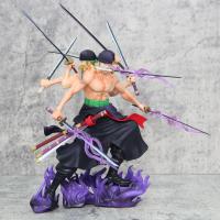 Figura De Acción Anime One Piece Roronoa Zoro 30cm PVC Juguete Coleccionable Para Niños Y Adultos Regalo De Cumpleaños - details 6