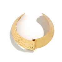 Collar Gordo Punk IngeSight.Z Para Mujer En Aleación De Hierro Color Oro Exagerado Torques Abiertos Estilo Áfricano Joyería De Verano - details 5